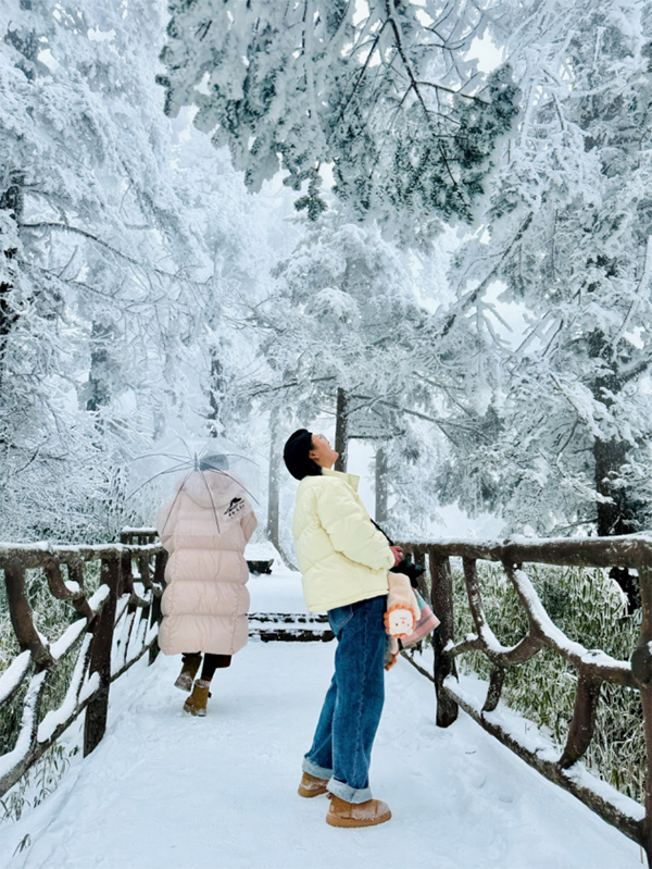 Hot search in Chengdu when it snows! Yesterday was "snow on the scalp", but today it's "white head" _fororder_ untitled -7