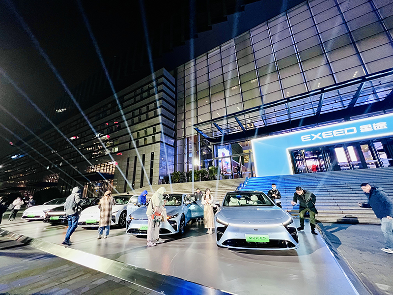 The first pure electric vehicle of Qiruixingtu new energy product series "Star Era" went on the market. Photo courtesy of Chery Group
