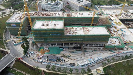 Aerial photography of School of Standardization, South University of Science and Technology Phase II